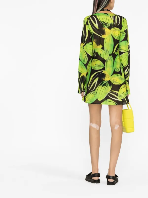 mini mustard yellow dress Penelope Bandage Mini Dress