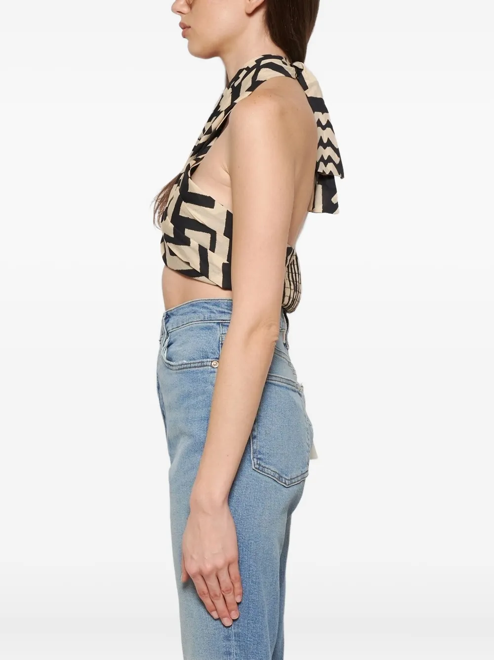 Johanna Ortiz Top met halternek Zwart