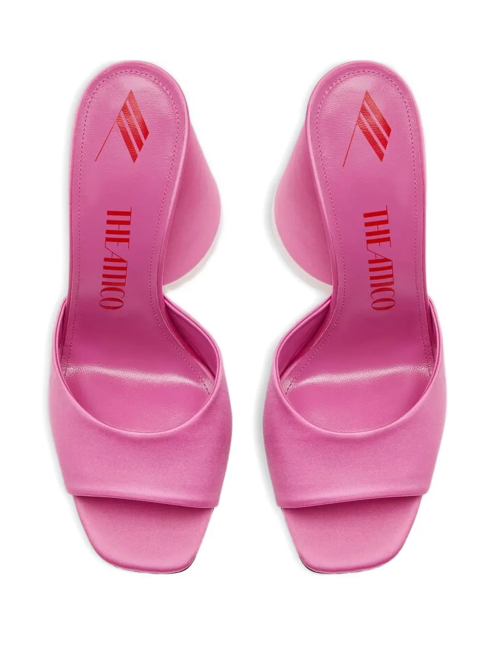 The Attico 105mm Luz sandals Roze