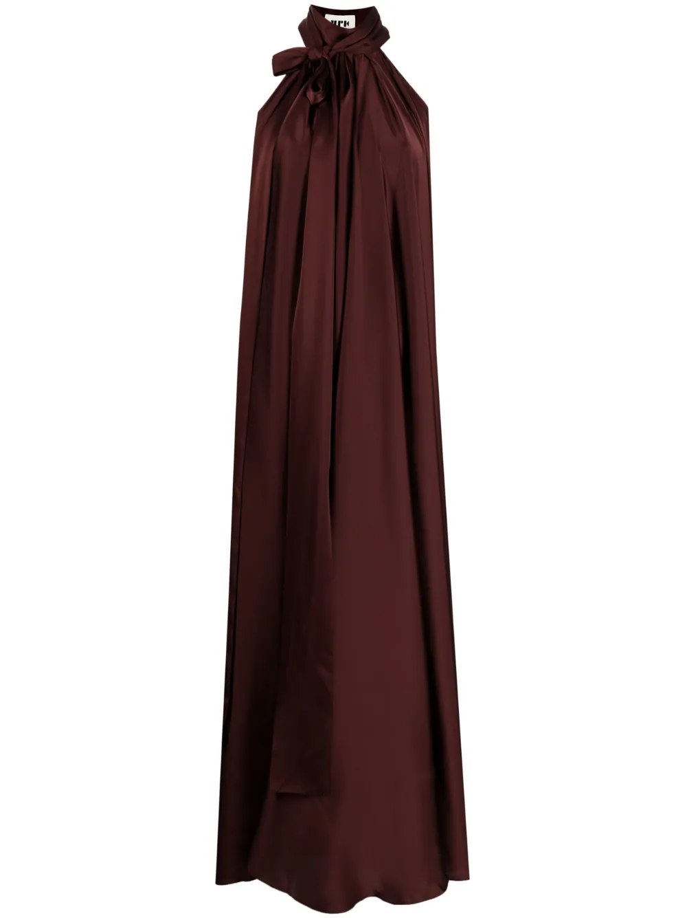 Maison Rabih Kayrouz tied-neck long shift dress