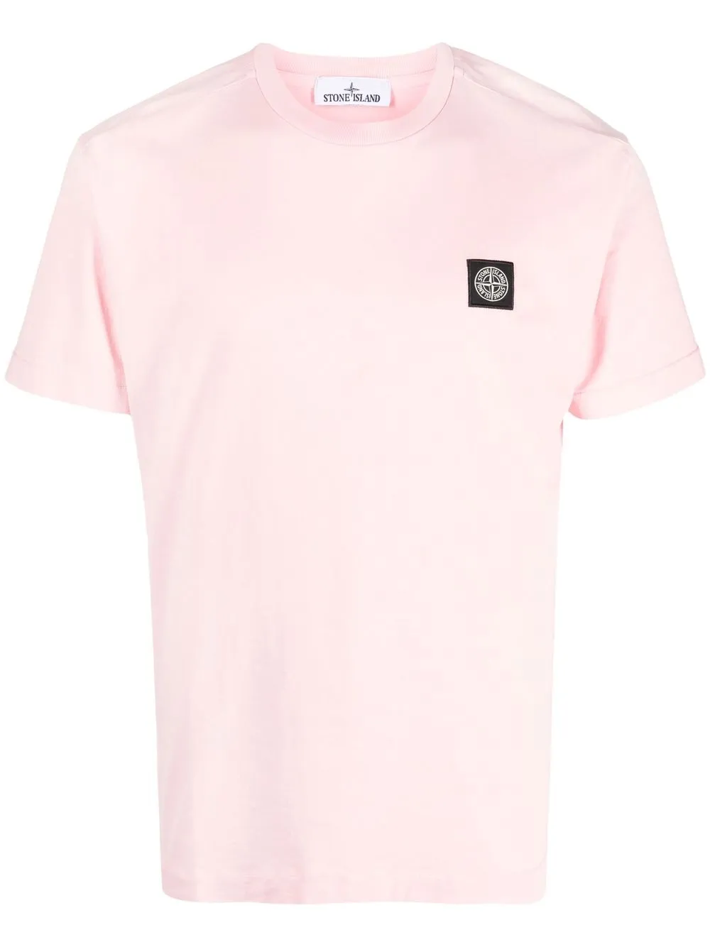 

Stone Island logo-patch T-shirt - Pink
