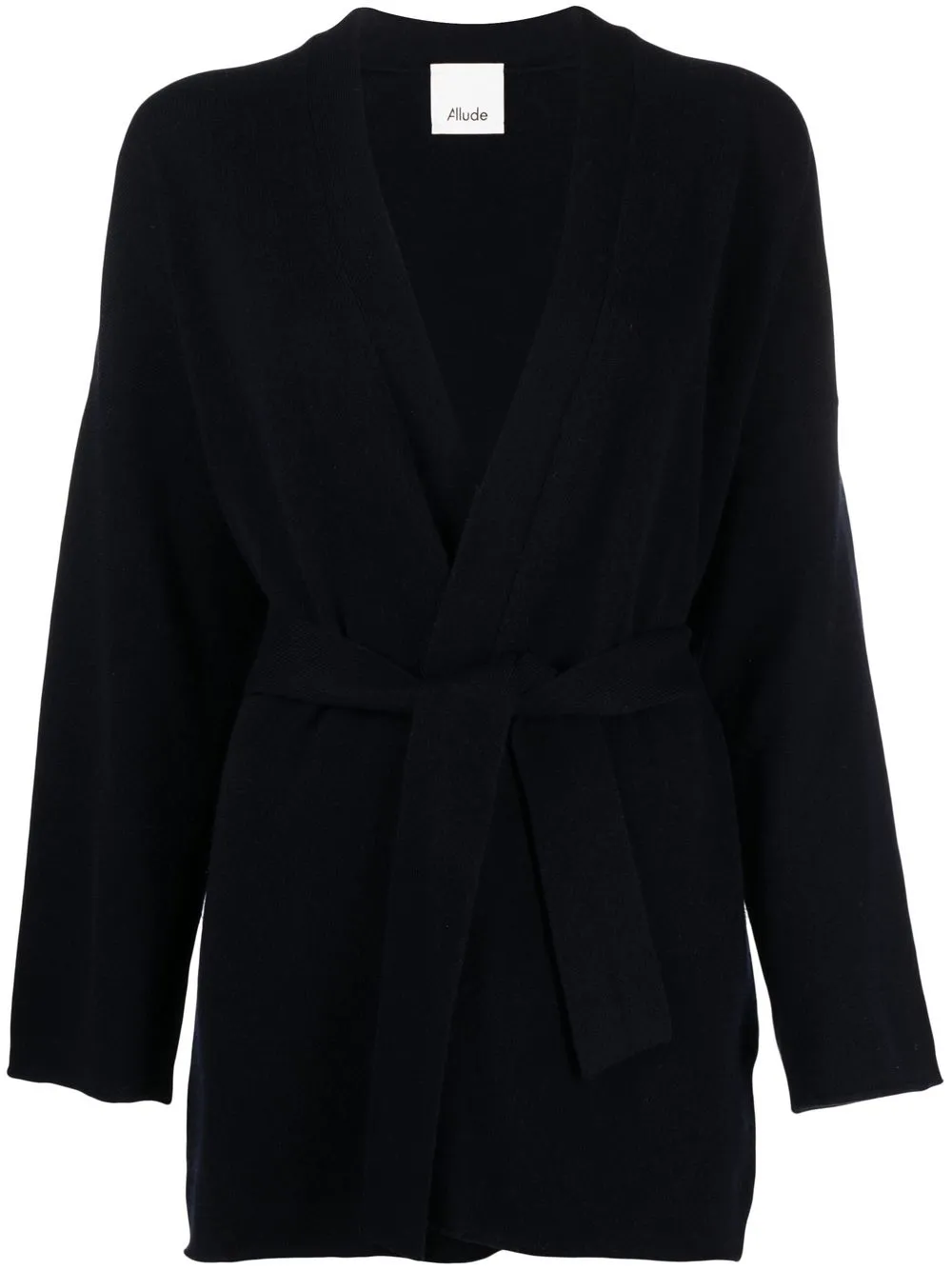 

Allude self-tie virgin wool-cashmere cardigan - Blue