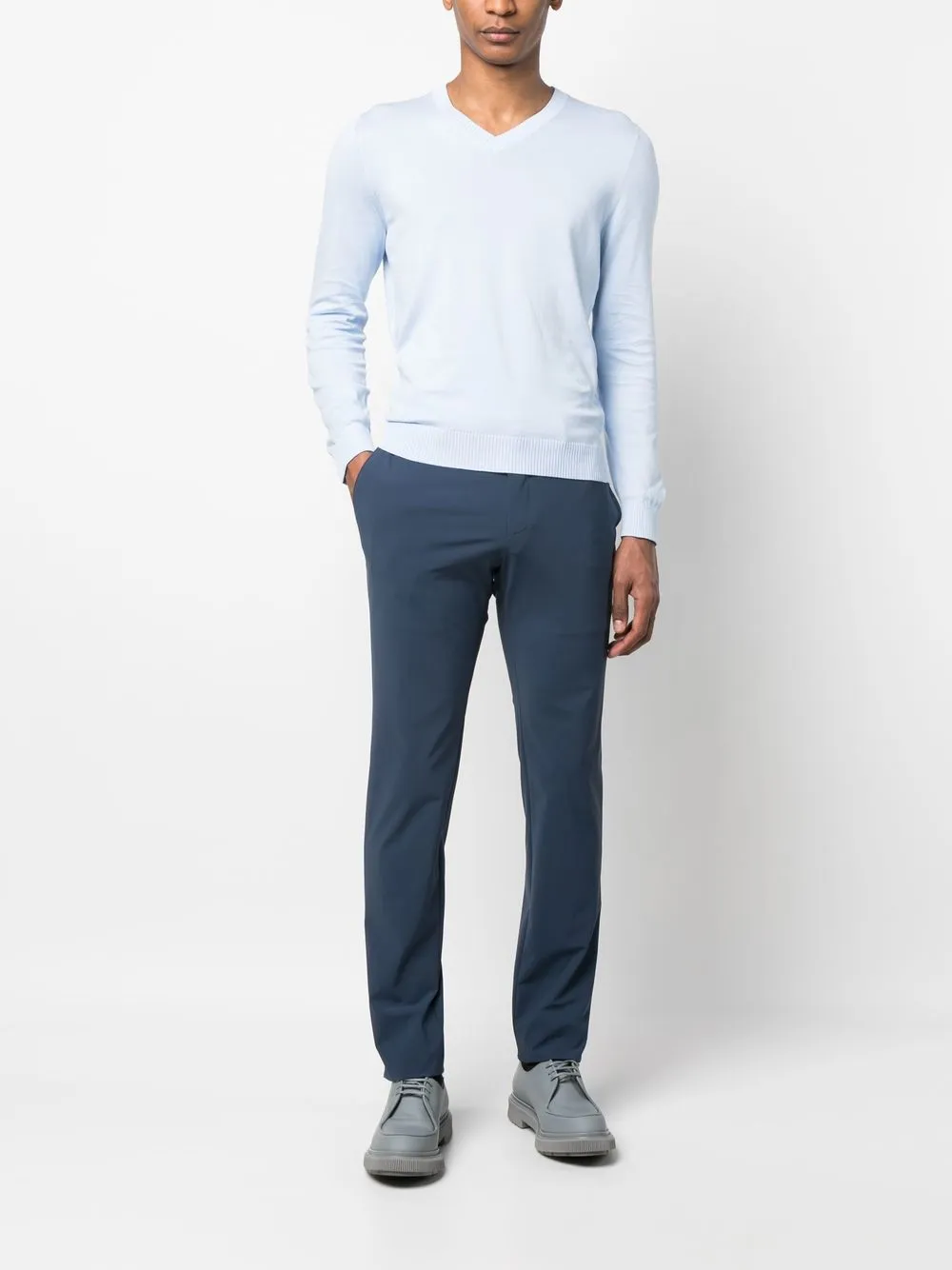 Malo Trui met geribbelde afwerking - Blauw