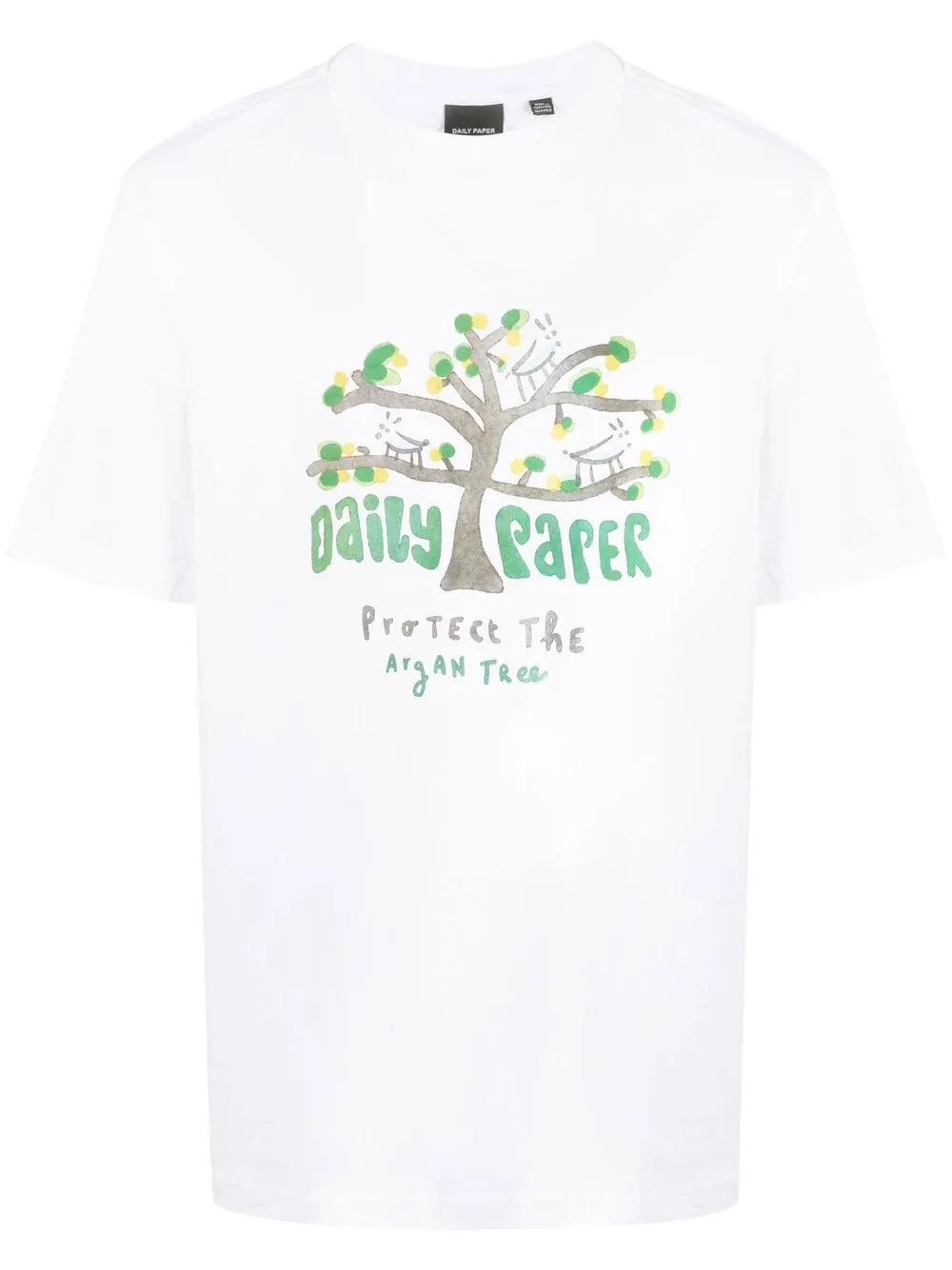 

Daily Paper Argan Tree cotton T-Shirt - White