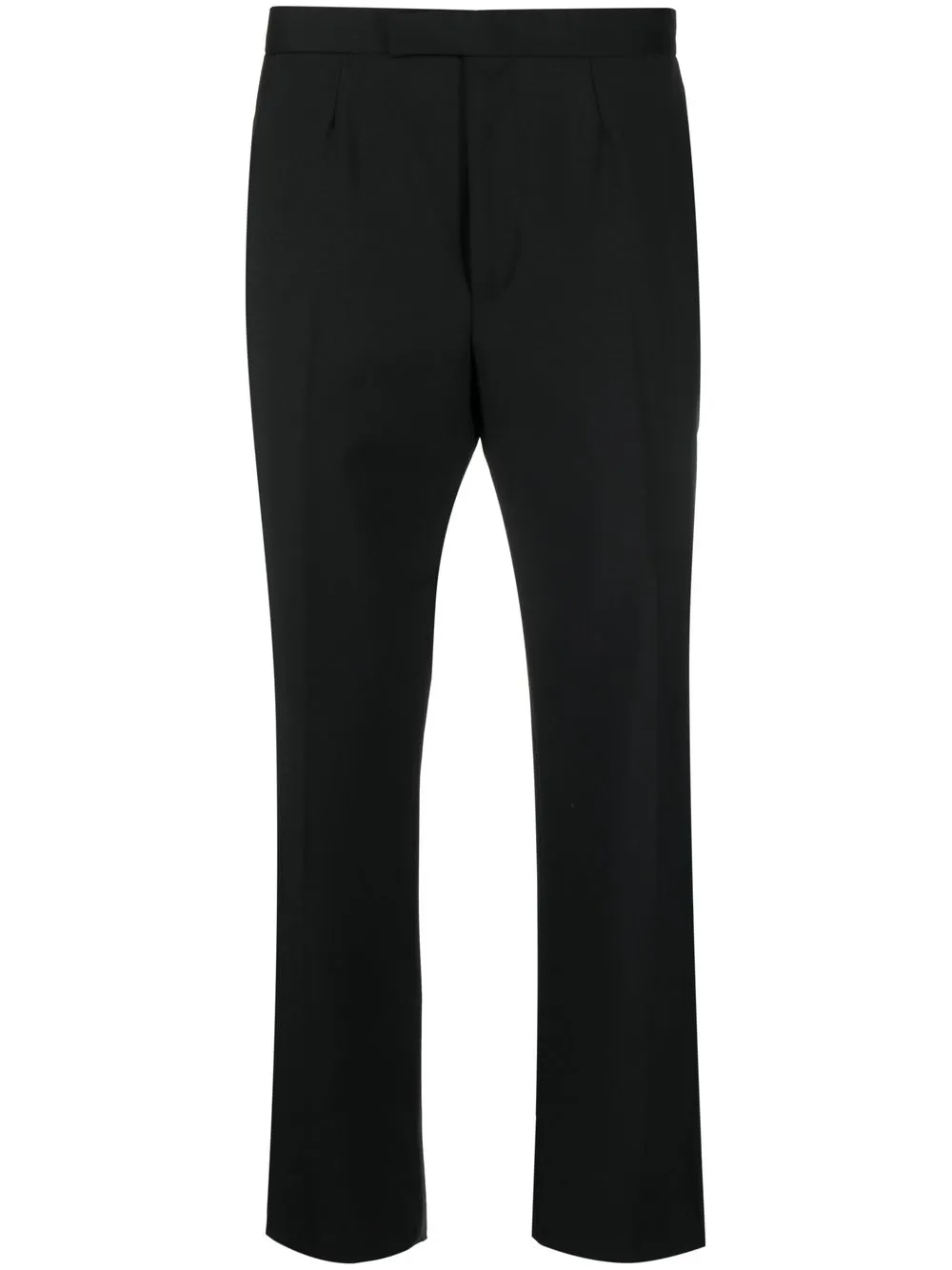 

Zegna off-centre front-fastening trousers - Black