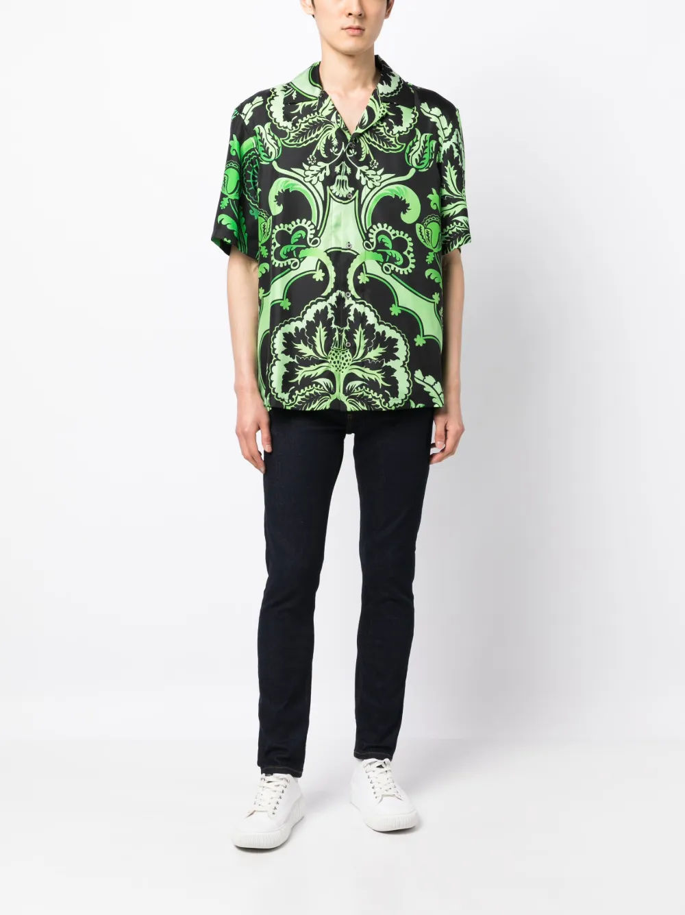 Versace Jeans Couture Jeans met logopatch - Blauw