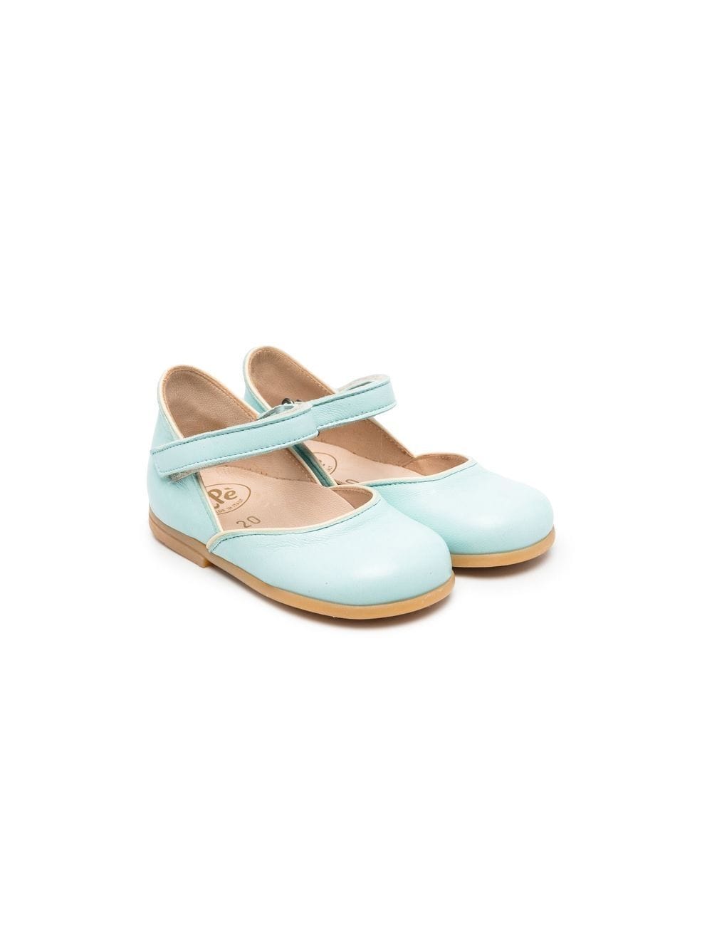 Pèpè Babies' Touch-strap Closed Toe Sandals In Blue