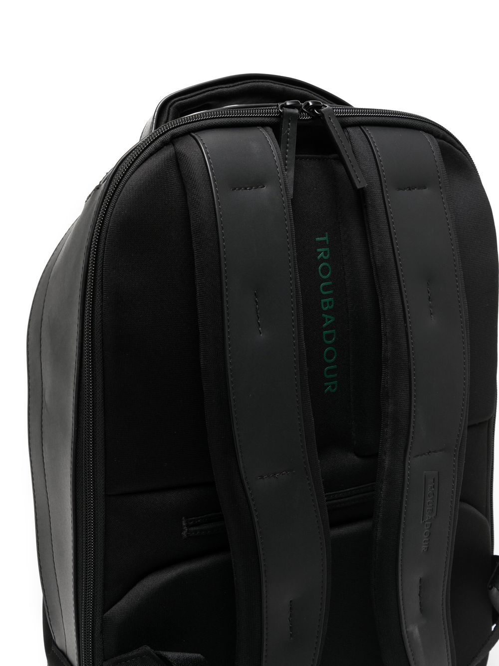 Shop Troubadour Circular 2 Pocket Backpack In Black