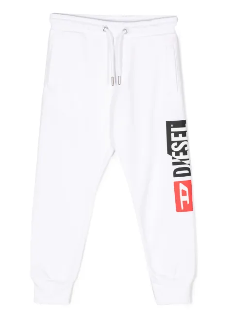 Diesel Kids logo-print cotton track pants