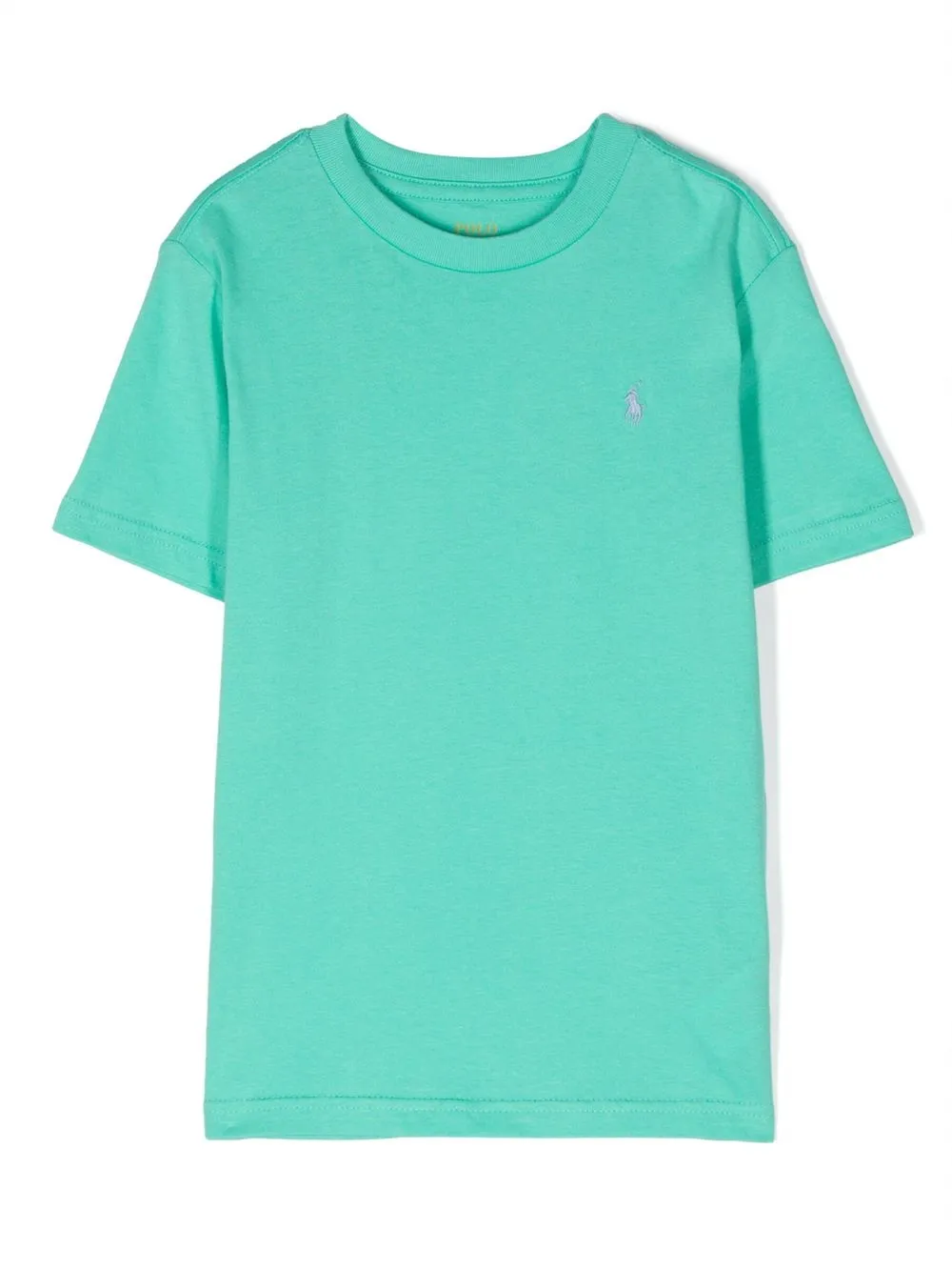 

Ralph Lauren Kids playera con logo bordado y cuello redondo - Verde