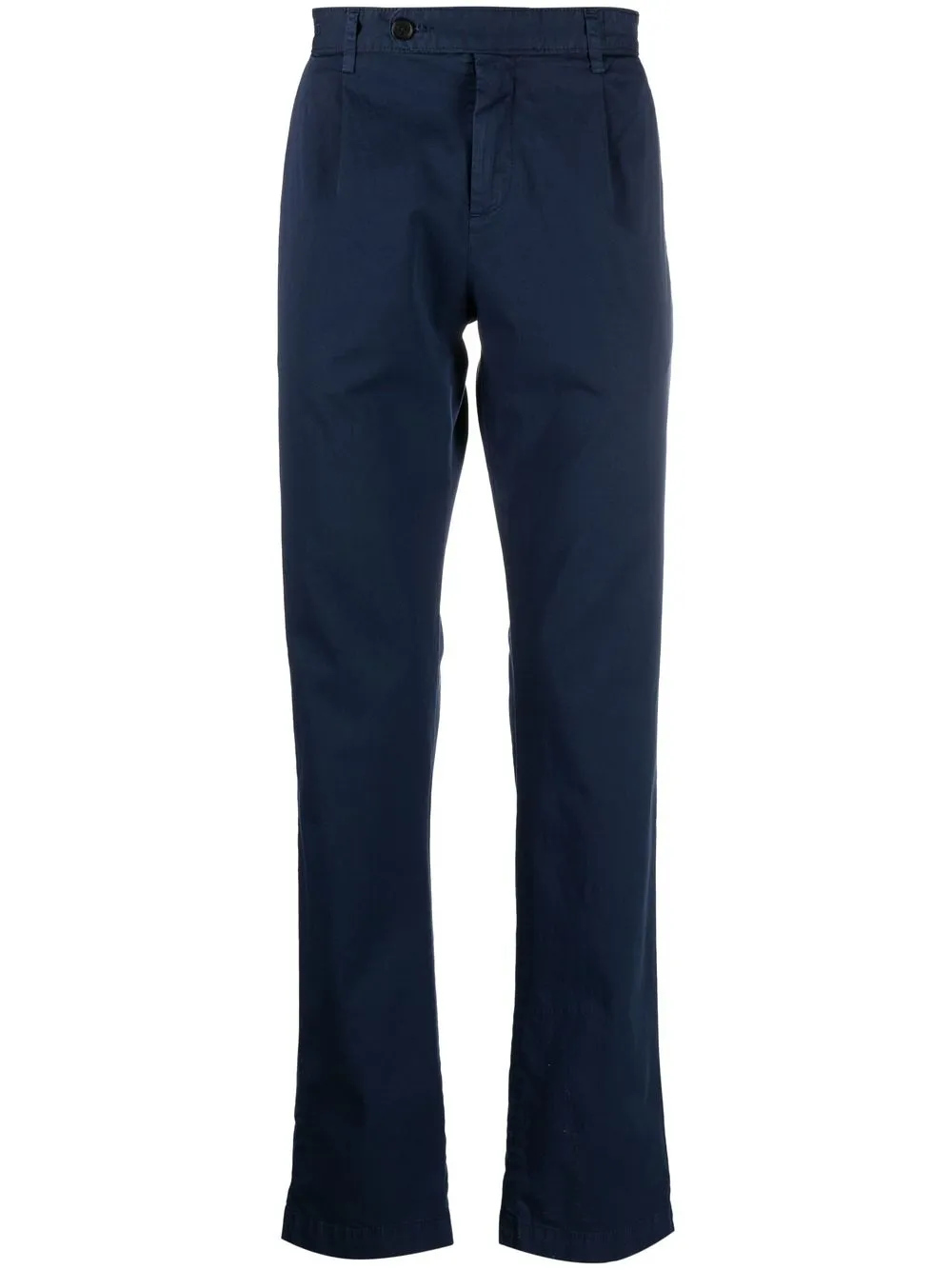 

Massimo Alba off-centre button-fastening trousers - Blue