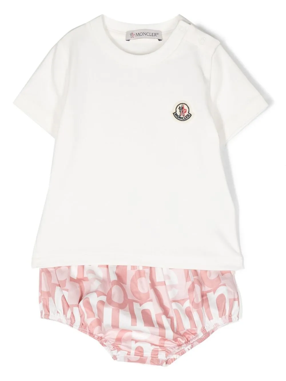 

Moncler Enfant logo-print tracksuit set - White