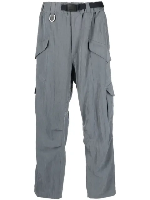 Y-3 pantalones cargo con cinturón