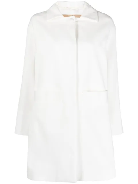Herno long-sleeve high-low coat