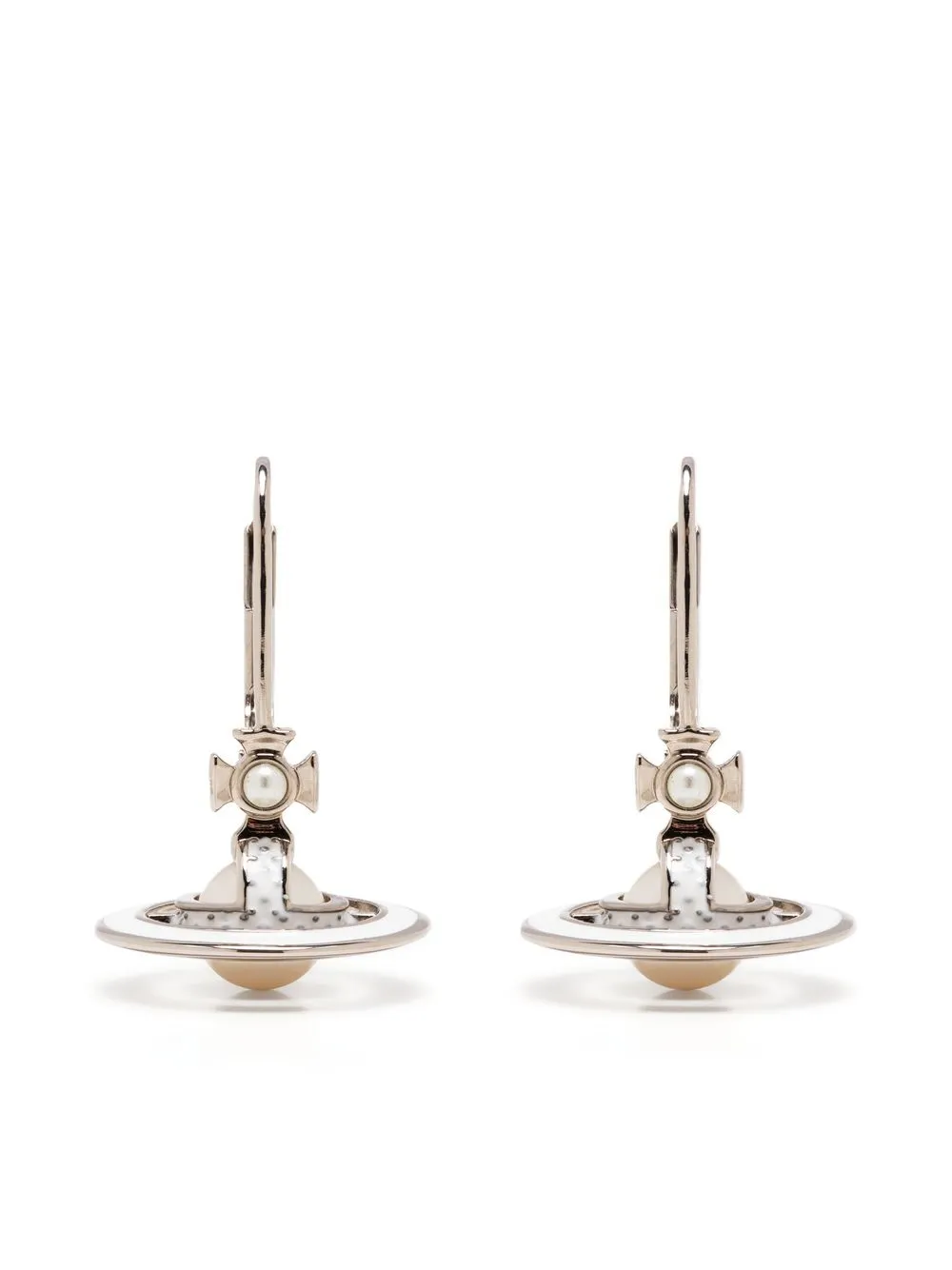

Vivienne Westwood pearl-detail Orb-pendant earrings - Silver