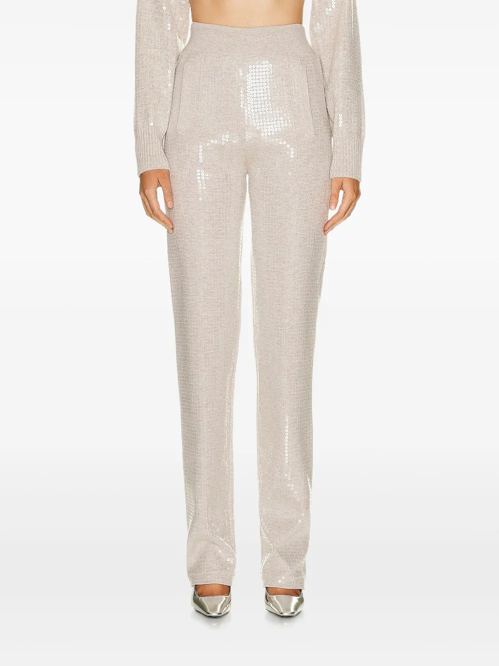 Burberry sequin-embellished pants | Neutrals | Image 1