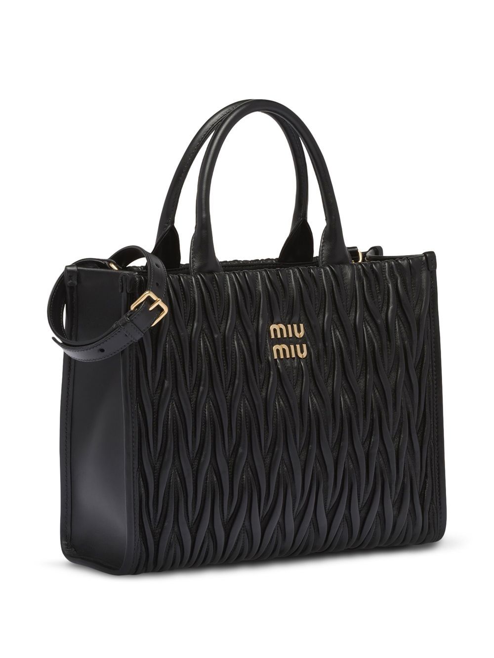 Miu Miu Matelassé leather tote WOMEN