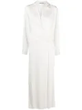 Christopher Esber wrap-effect shirt dress - White