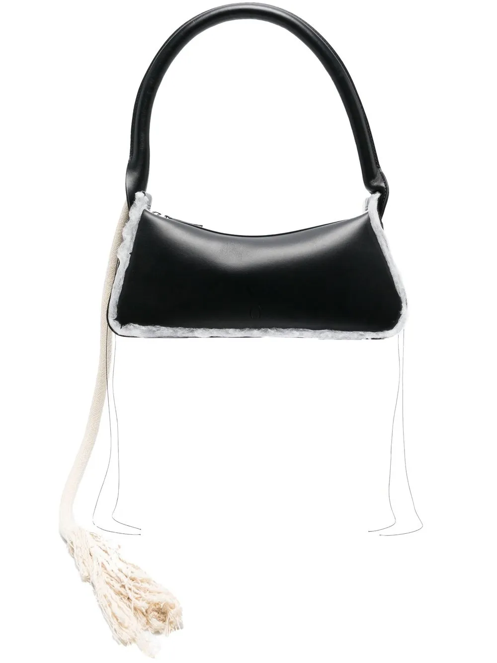 Savvas leather shoulder bag