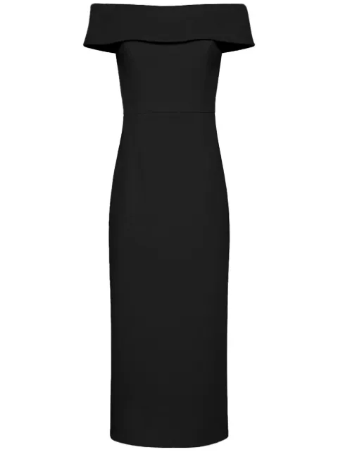 Rebecca Vallance Amore off-shoulder midi dress