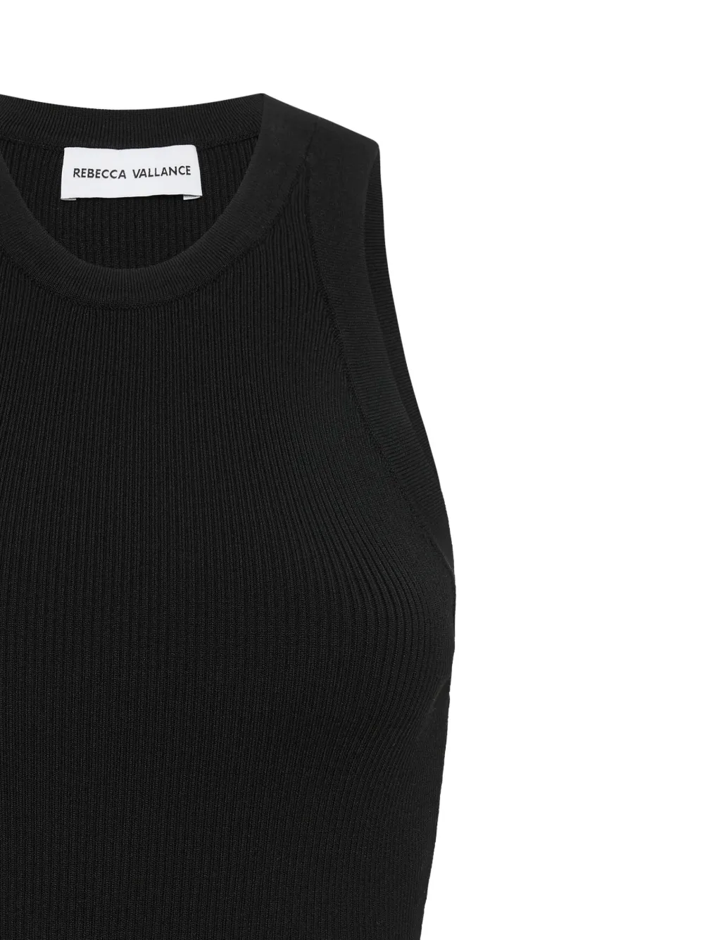 Rebecca Vallance Gebreide tanktop - BLACK