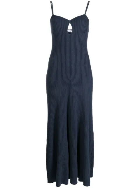 Anna Quan ribbed-knit sleeveless midi dress