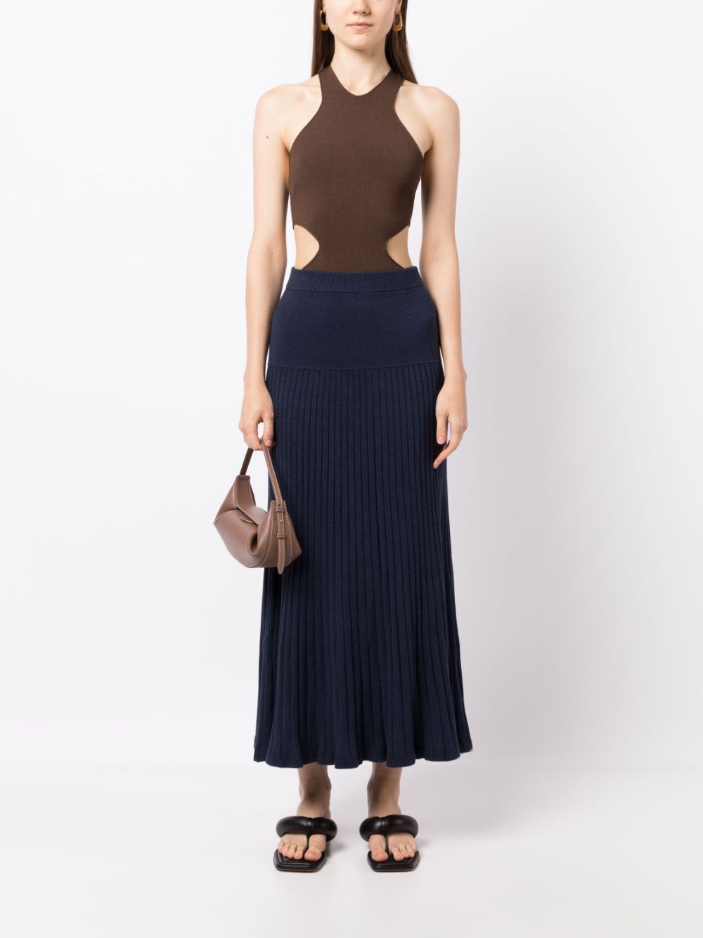 Anna Quan High waist rok - Blauw