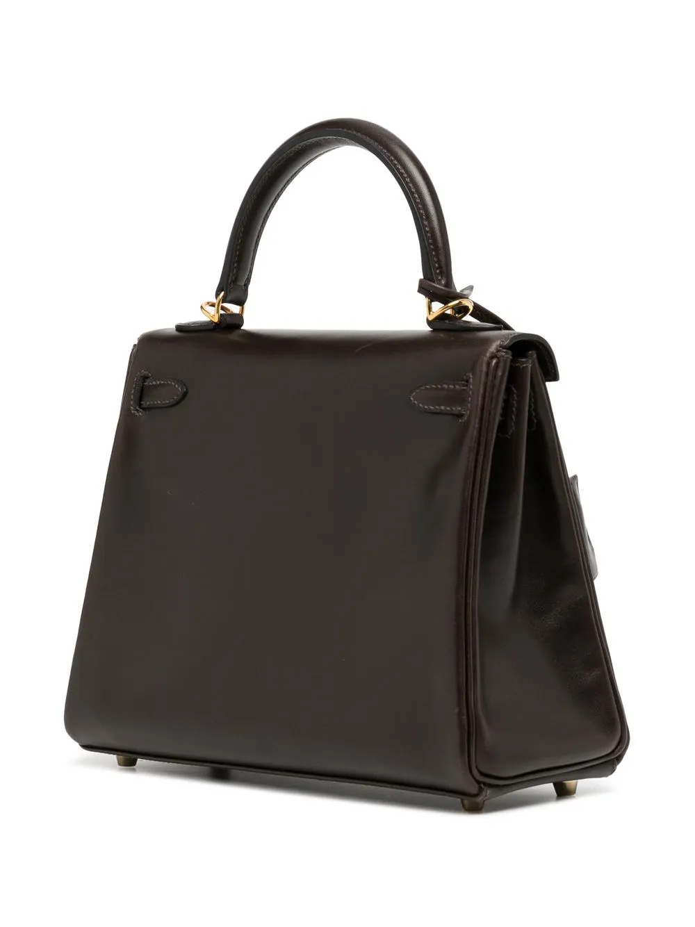 Hermès - 2011 pre-owned Kelly 25 Retourne 2way bag - women - Calf Leather - One Size - Brown 2