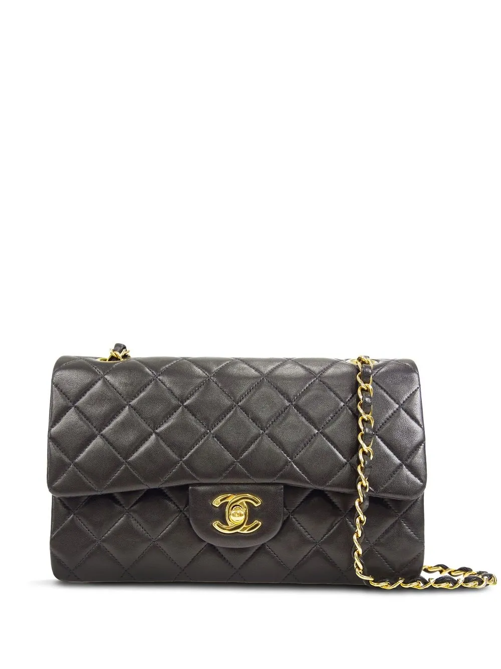 

CHANEL Pre-Owned bolsa de hombro Double Flap pequeña 1998 - Negro