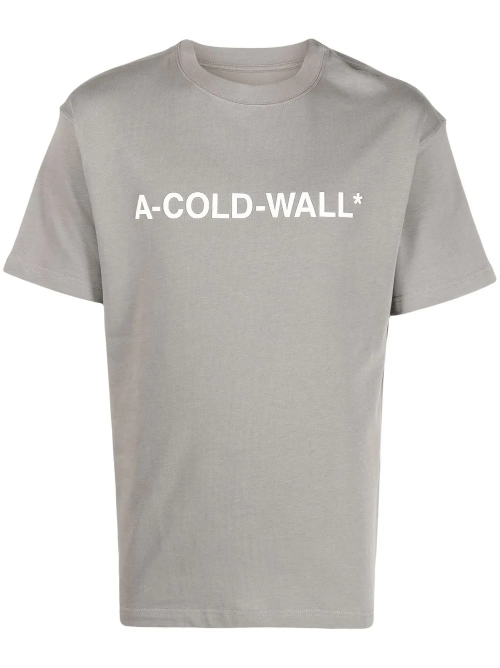 

A-COLD-WALL* logo-print cotton T-shirt - Grey