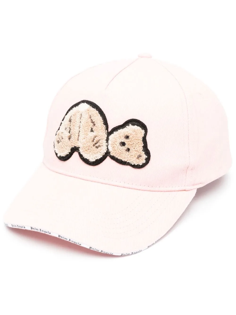 

Palm Angels teddy bear patch cap - Pink