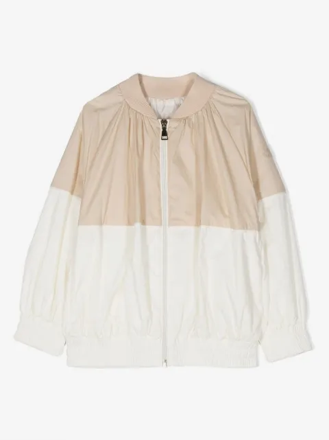 Moncler Enfant two-tone bomber jacket