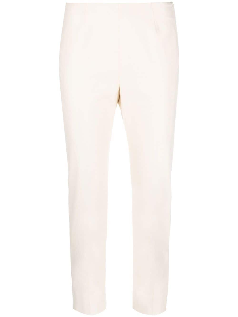 Peserico Slim-fit Cropped Trousers In Nude