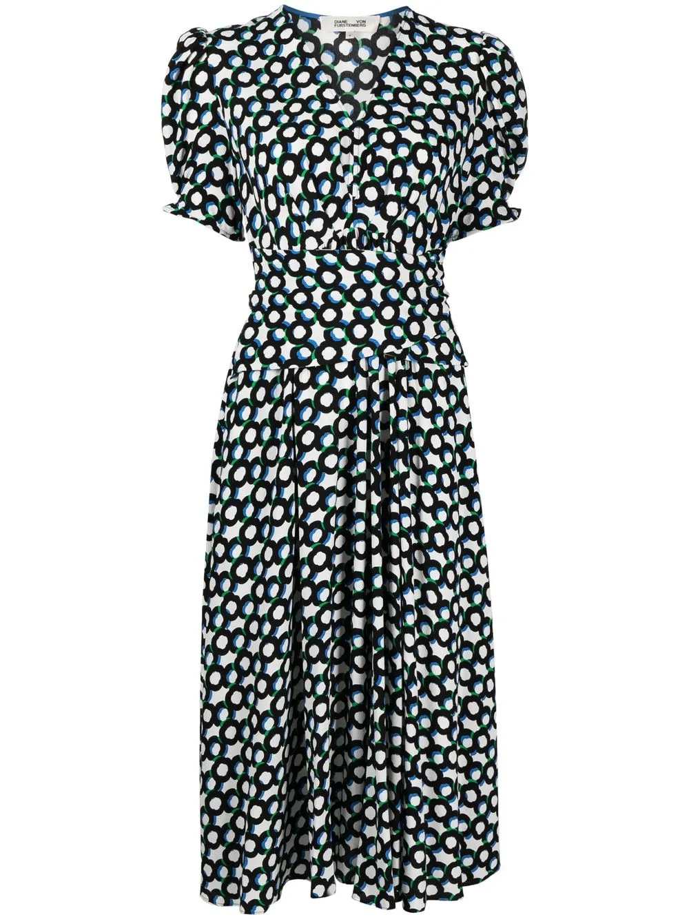 

DVF Diane von Furstenberg Sammie short-sleeve midi dress - Multicolour
