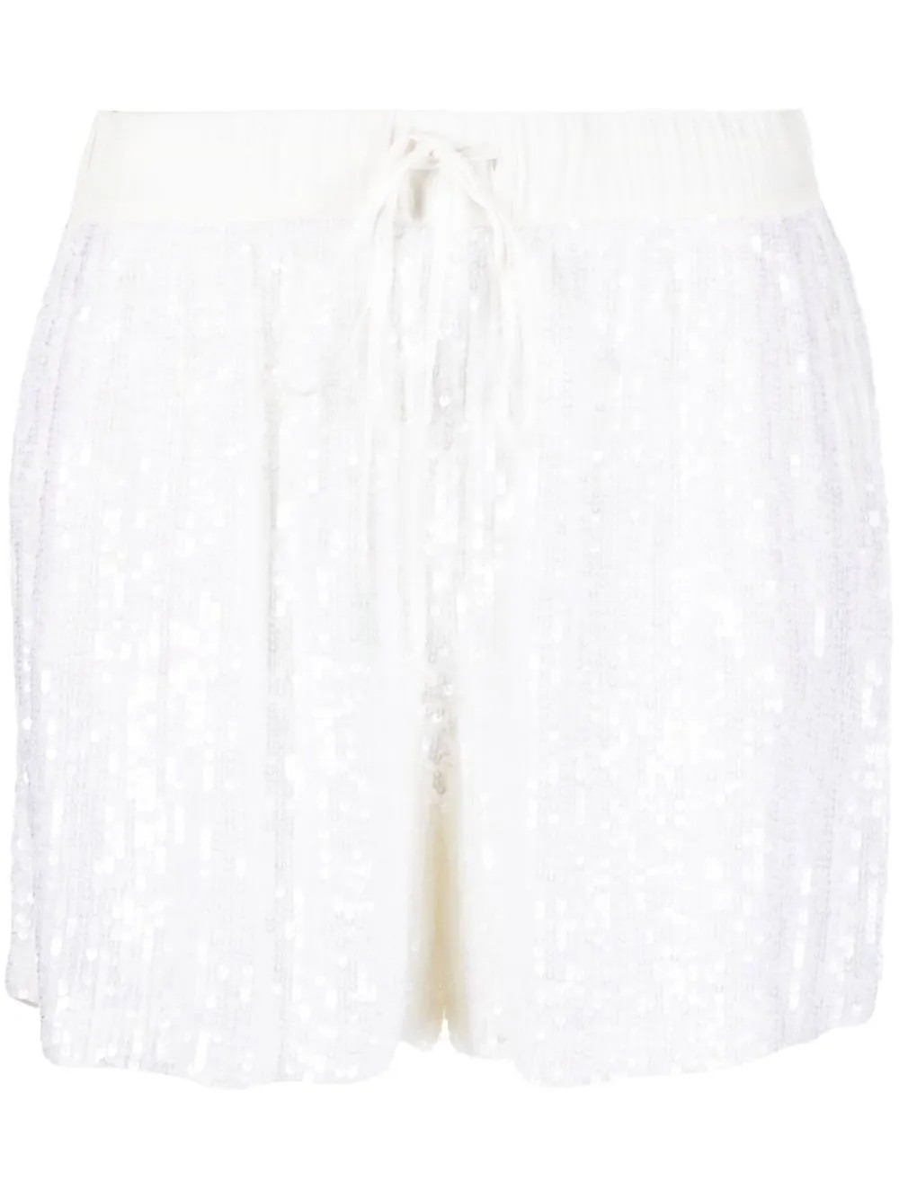 

P.A.R.O.S.H. sequin-embellished shorts - White