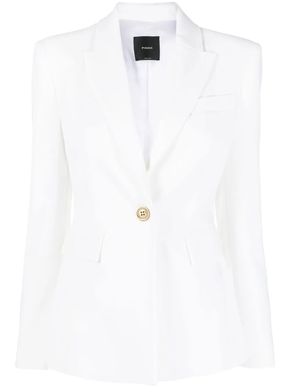 

PINKO single-breasted tailored blazer - White