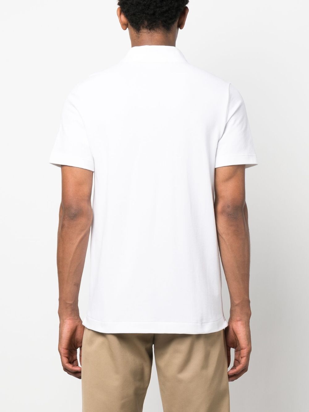 Lacoste logo-patch short-sleeve Polo Shirt - Farfetch