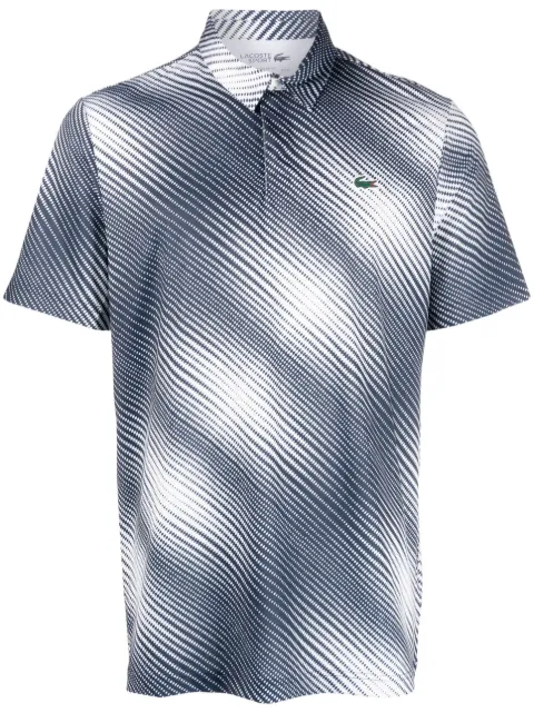 Lacoste Camisa polo com estampa gráfica