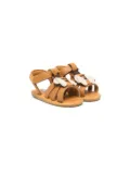 Donsje bee-patch leather sandals - Brown