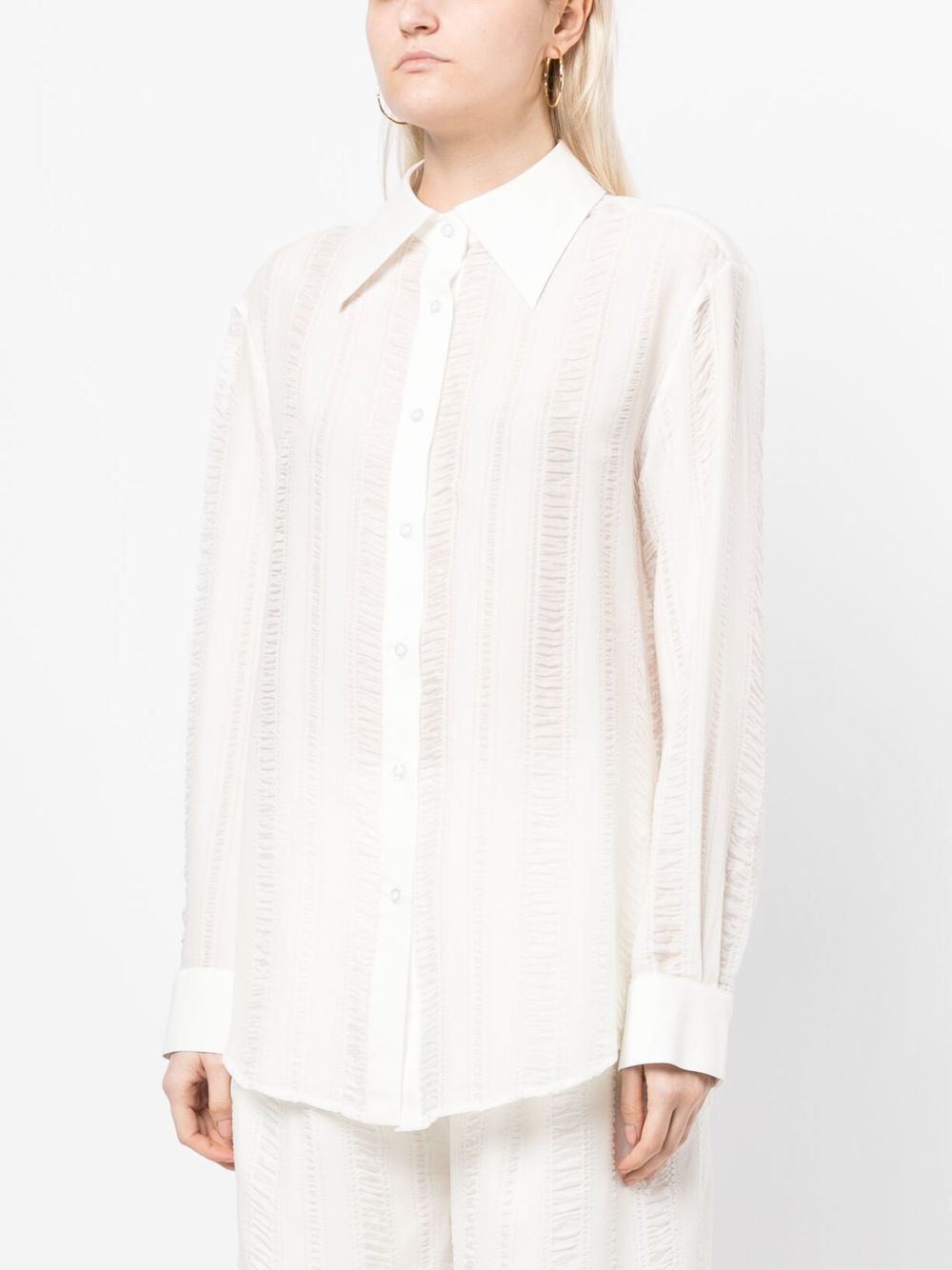 Anna Quan creased-panelling Shirt - Farfetch