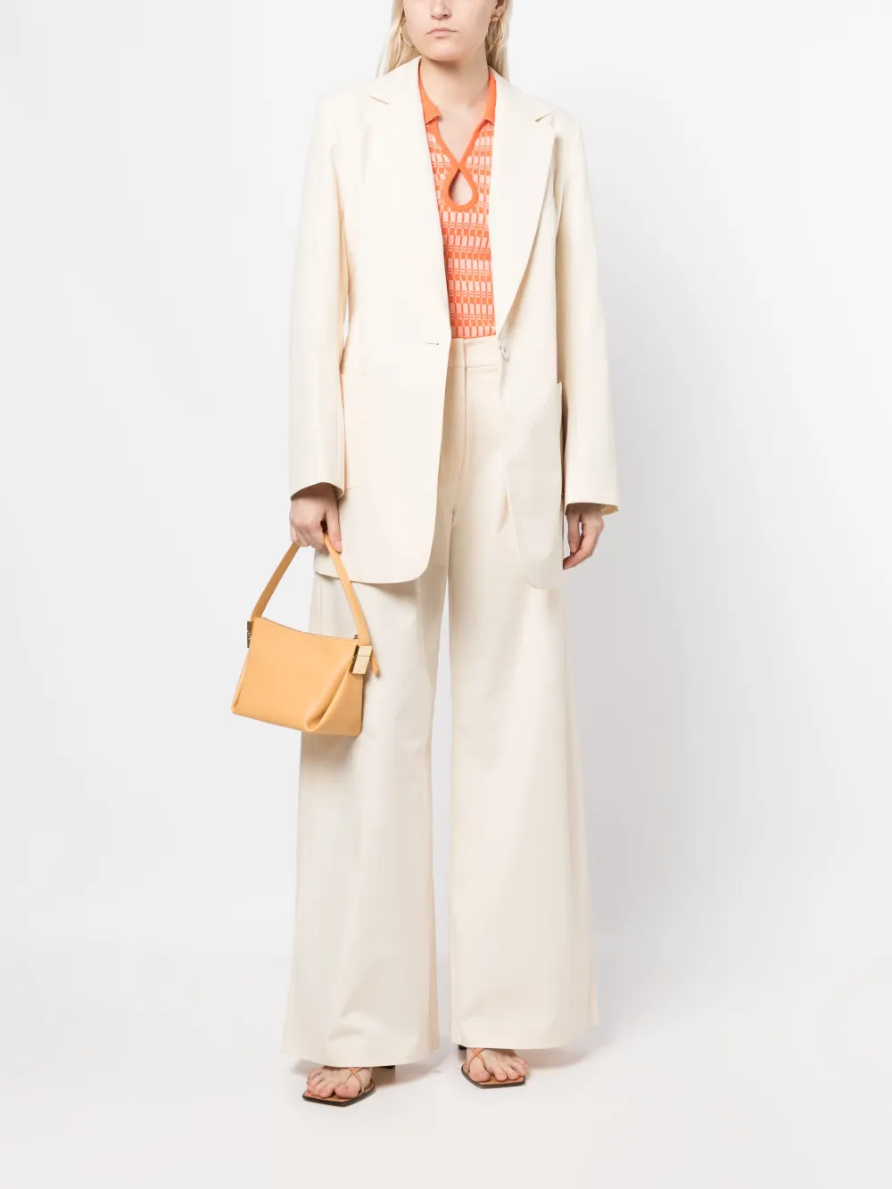 Anna Quan High waist pantalon - Beige