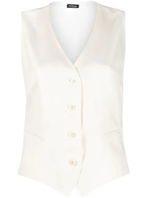 Kiton V-neck waistcoat