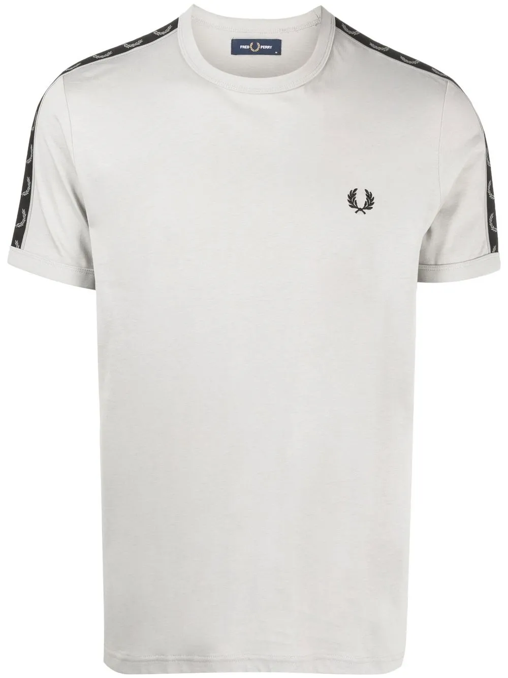 

Fred Perry embroidered-logo T-shirt - Grey