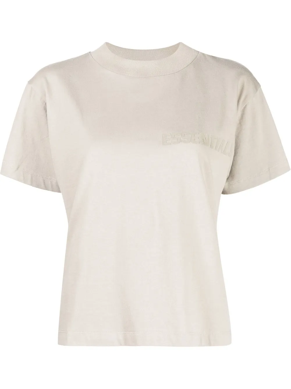 

FEAR OF GOD ESSENTIALS 3D-logo cotton T-shirt - Brown