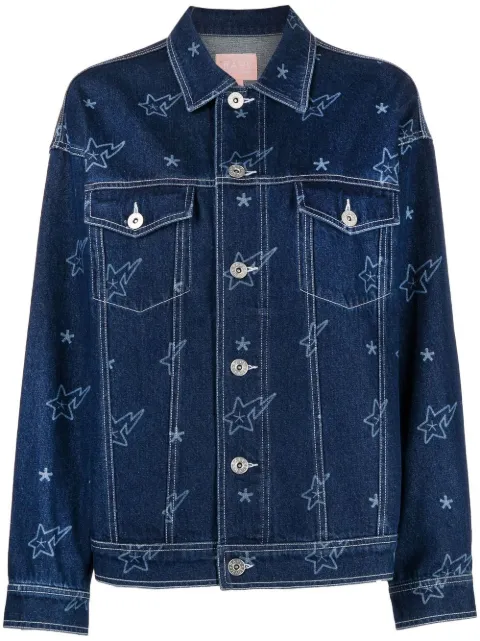 A BATHING APE® 星星印花牛仔夹克
