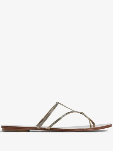 Pedro Garcia crystal-embellished strap sandals