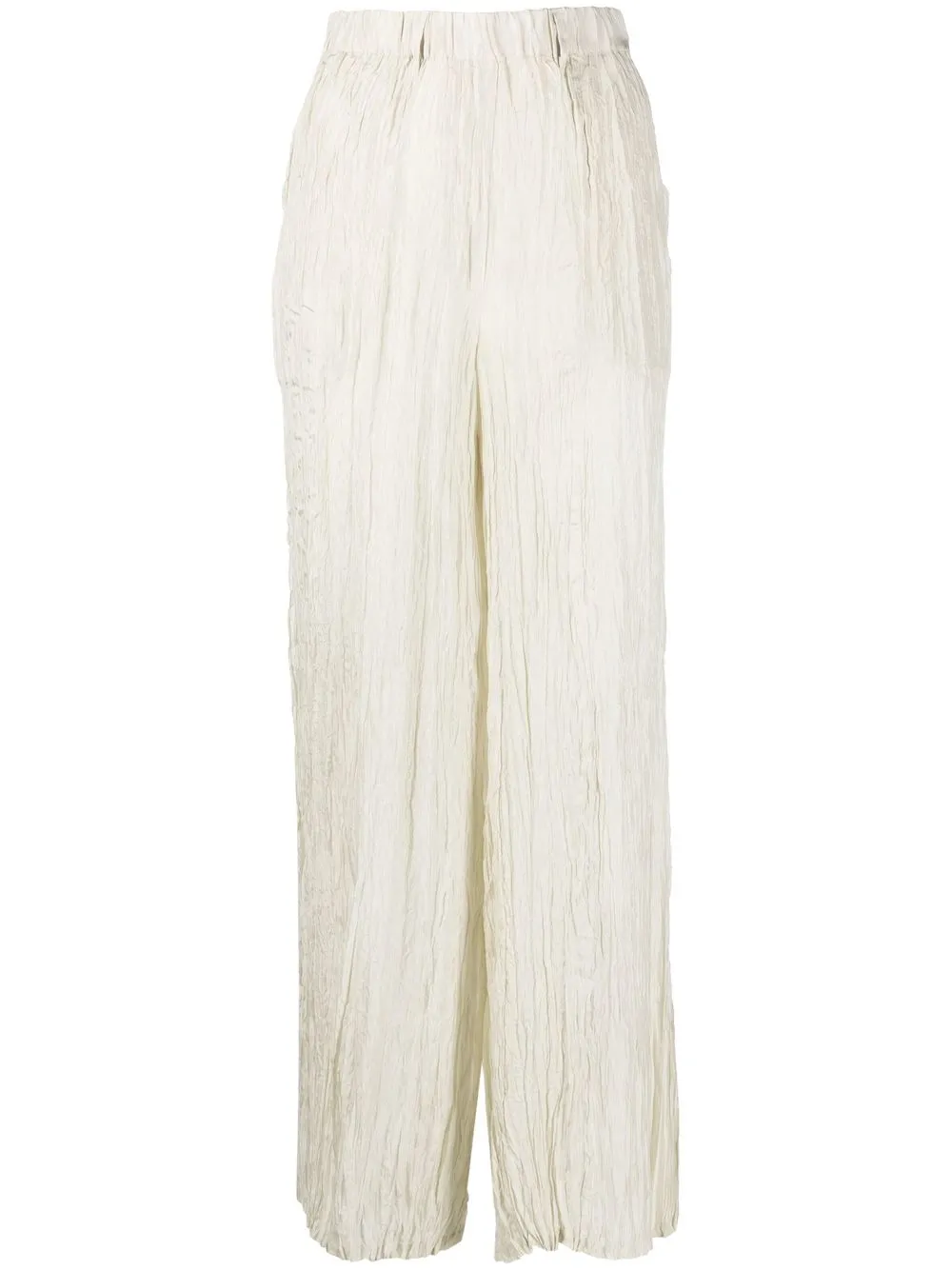 

Alysi pleated wide-leg trousers - Neutrals