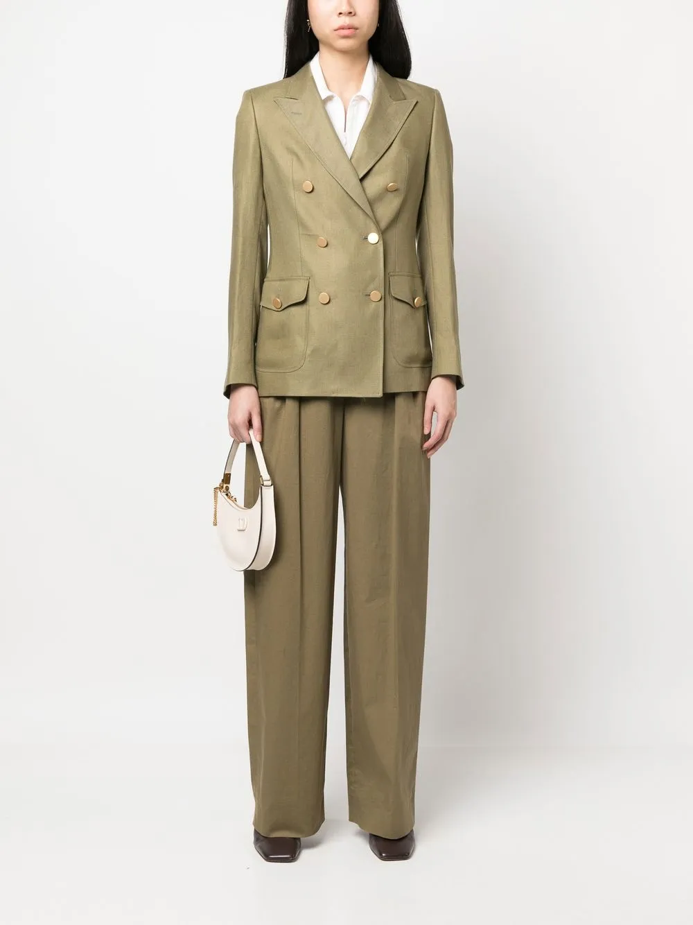 Tagliatore Blazer met dubbele rij knopen - Groen