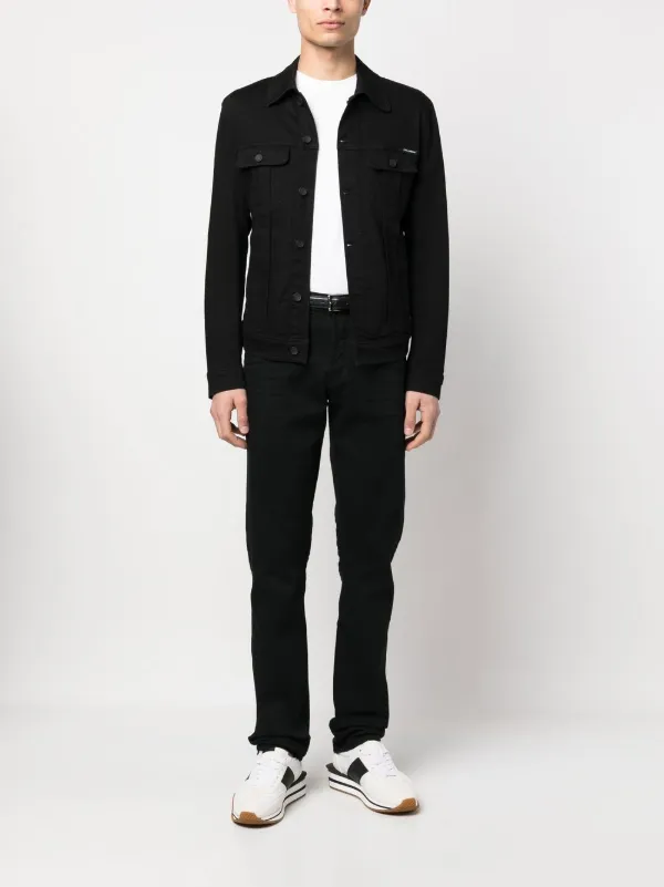 TOM FORD トム・フォード ミッドライズ スリムジーンズ | ブラック 