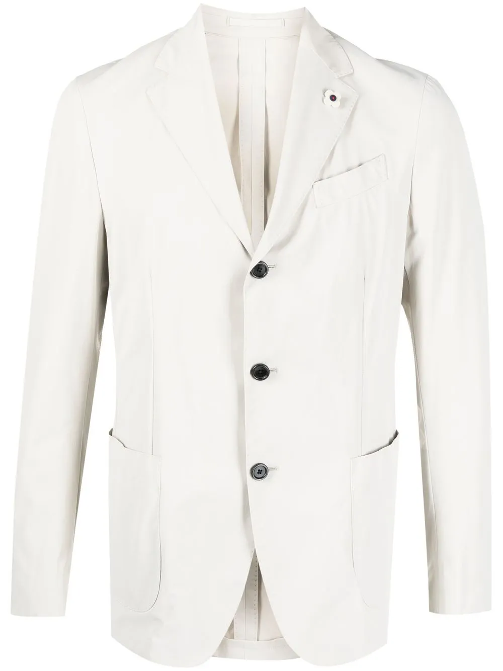 

Lardini brooch-detail blazer - Grey